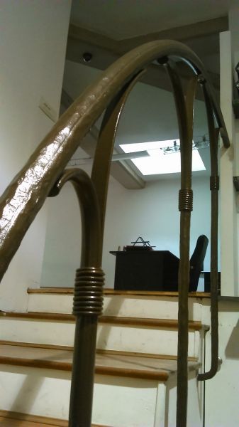 Rampe d'escalier à Marseille.