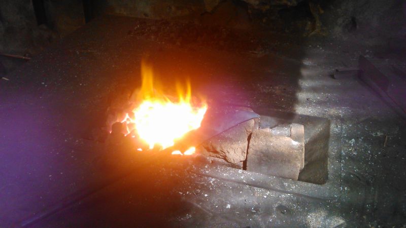 Forge d'un couteau pliant