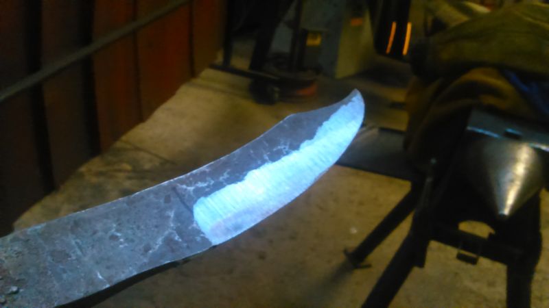 Forge d'un couteau pliant