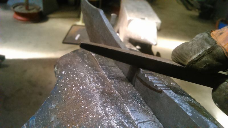 Forge d'un couteau pliant