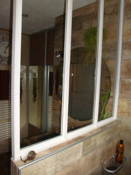 Verrière de salle de bain sur mesure