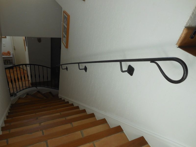 Main courante en fer forgé à Aix en Provence