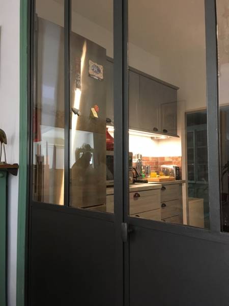 Portes vitrées style atelier