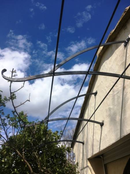 Suppport de rosiers à Fuveau