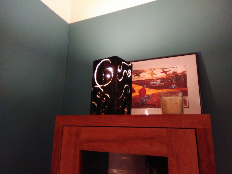 Luminaire photophore en acier découpé au laser