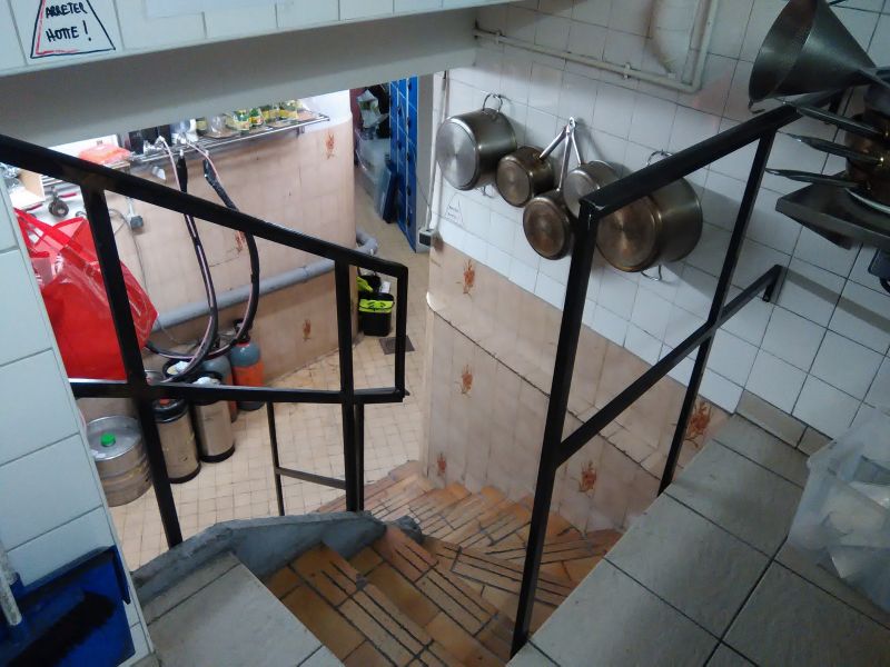 Garde corps en acier