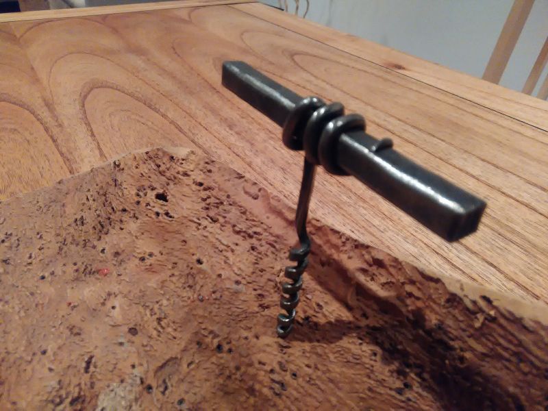 Tire-bouchons en fer forgé