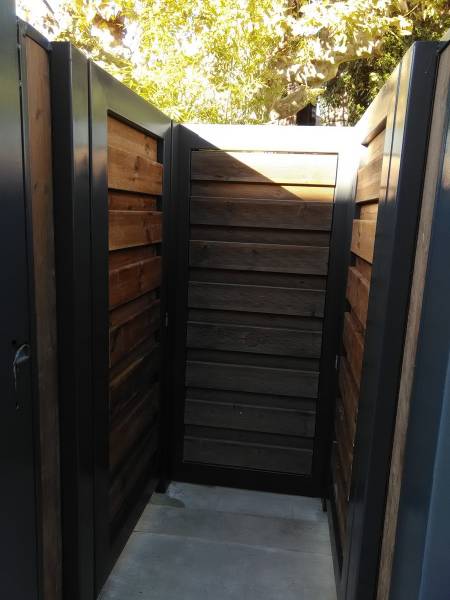 Sas d'entrée sur mesure avec deux portes
