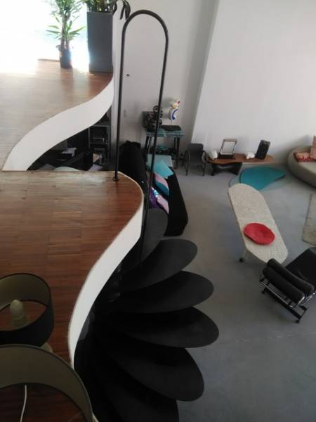 Escalier designé en fer forgé 