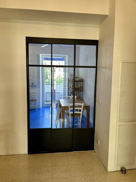 Portes vitrées coulissantes sur mesure à Marseille 13005