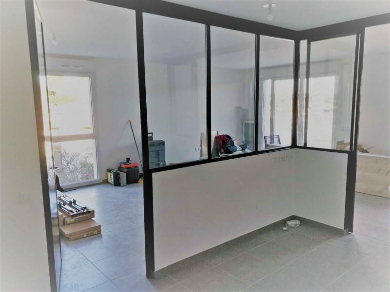 Verrière de cuisine sur mesure à Marseille 13012