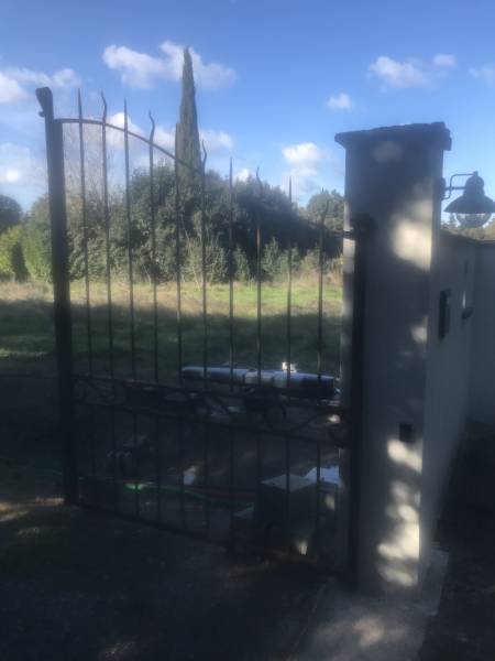 Fabrication d'un porail en fer forgé sur mesure à Aix en Provence