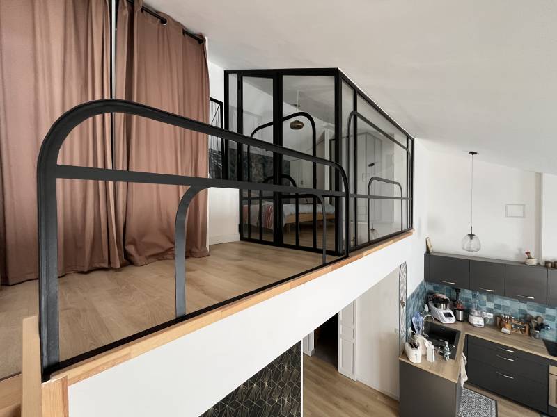 Verrière art-déco sur mesure à Marseille 