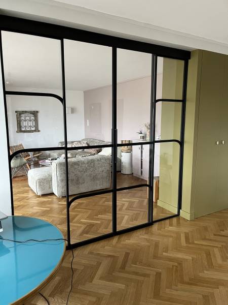 Verrière en acier art déco sur mesure à Marseille 