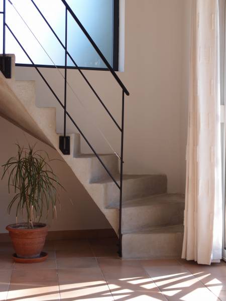Rampe d'escalier à Marseille