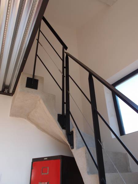Rampe d'escalier à Marseille